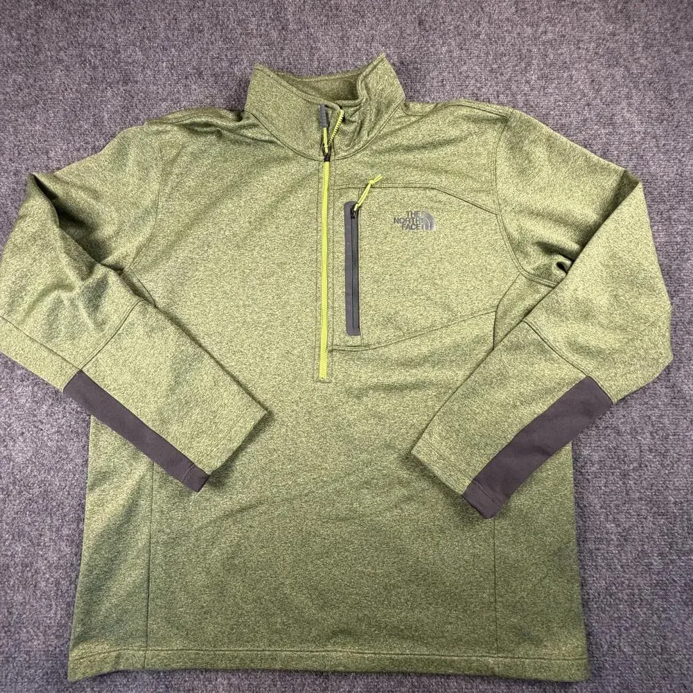 The North Face Men's Half-Zip Fleece Pullover‎ Jacket XL #1148